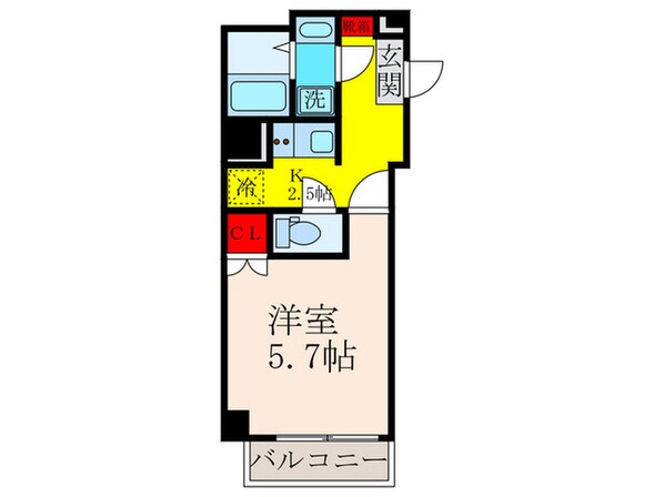 Chance八尾本町の物件間取画像